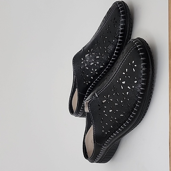 NWOT SPRING STEP GENUINE LEATHER  PARRE CLOG Size 40 US 9 - Picture 3 of 9